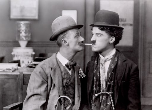 From the archived movie His New Job ft. Charlie Chaplin 