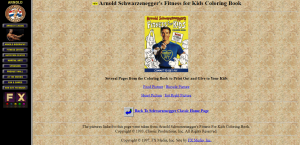 Schwarzenegger.com 1996 website screenshot